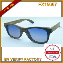 FX15067 Skate artesanais bambu Suctom logotipo madeira óculos de sol